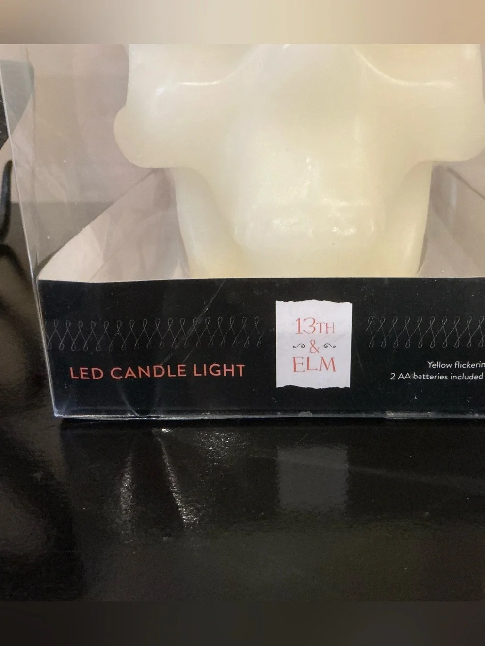NWT Boxed LED Wax Skull Halloween Candle 🎃